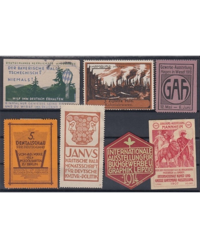 F-EX5886 GERMANY DEUTSCHLAND CINDERELLA STAMPS  LOT MH- NO GUM