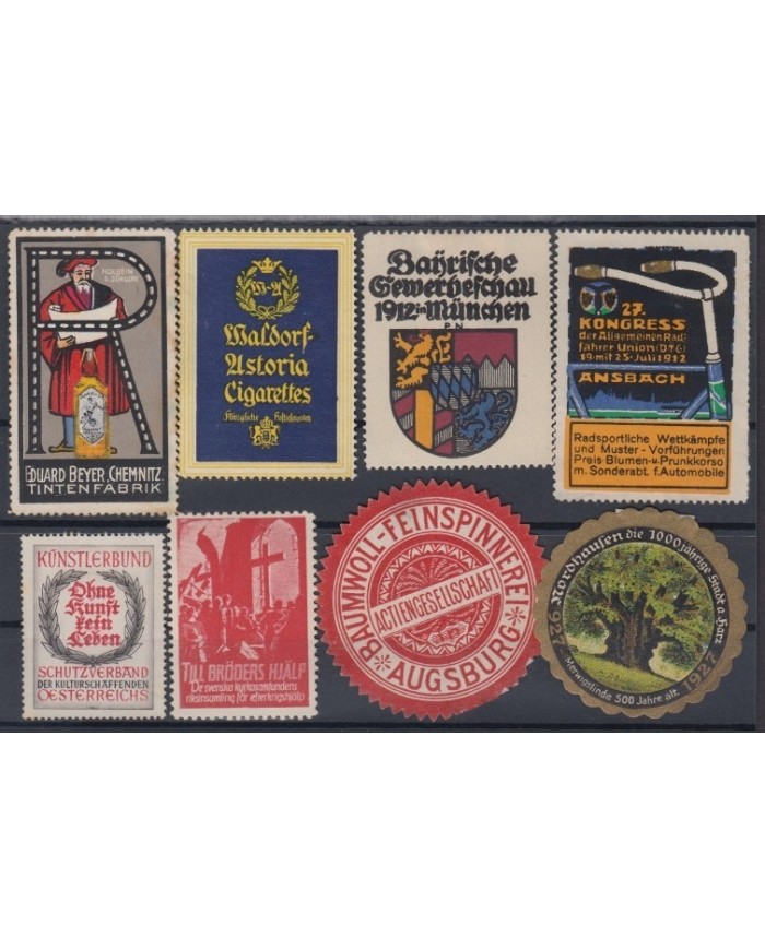 F-EX5888 GERMANY DEUTSCHLAND CINDERELLA STAMPS  LOT MH- NO GUM.
