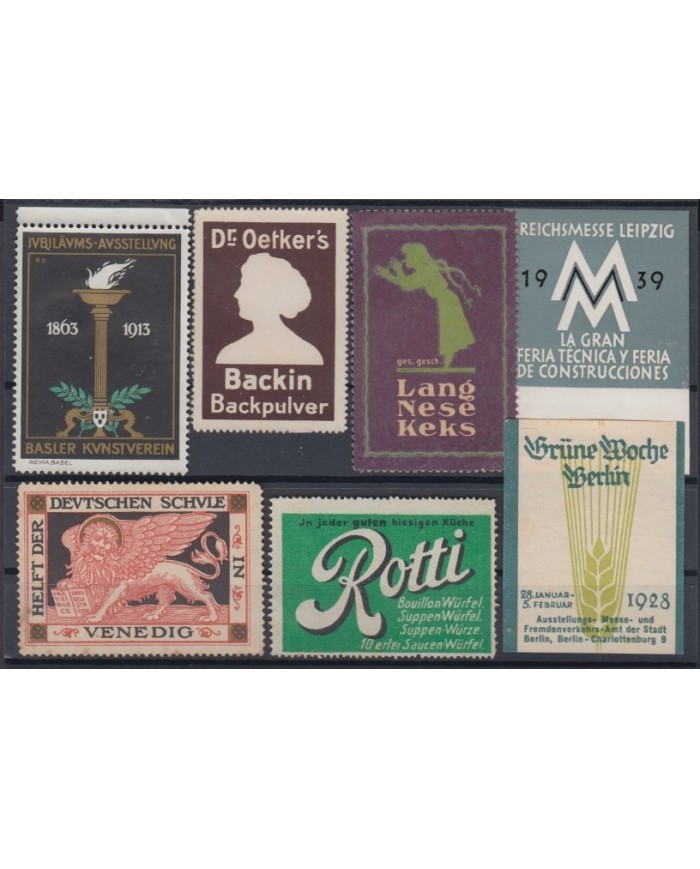 F-EX5889 GERMANY DEUTSCHLAND CINDERELLA STAMPS  LOT MH- NO GUM.