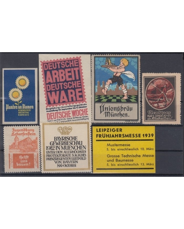 F-EX5925 GERMANY DEUTSCHLAND CINDERELLA STAMPS LOT MNH.
