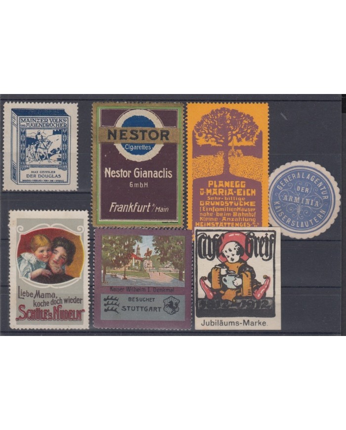 F-EX5940 GERMANY DEUTSCHLAND CINDERELLA STAMPS LOT MH-NO GUM