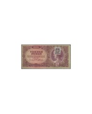 F-EX18890 HUNGARY HUNGRIA VF 10.000 PENGO + STAMP 1945