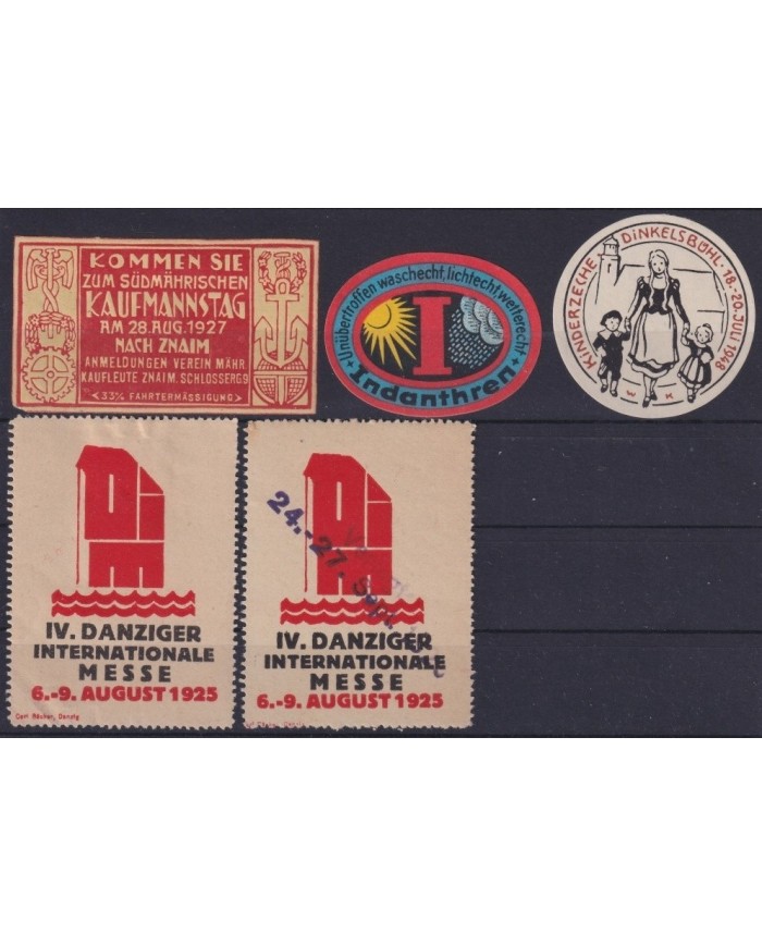 F-EX18915 GERMANY CINDERELLA STAMPS LOT DANZING CHILDREN SUN.