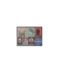 F-EX5945 GERMANY DEUTSCHLAND CINDERELLA STAMPS LOT MH-NO GUM.