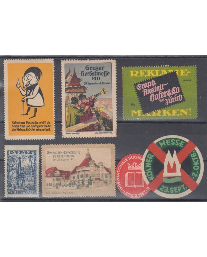 F-EX5956 GERMANY DEUTSCHLAND CINDERELLA STAMPS LOT MH-NO GUM.
