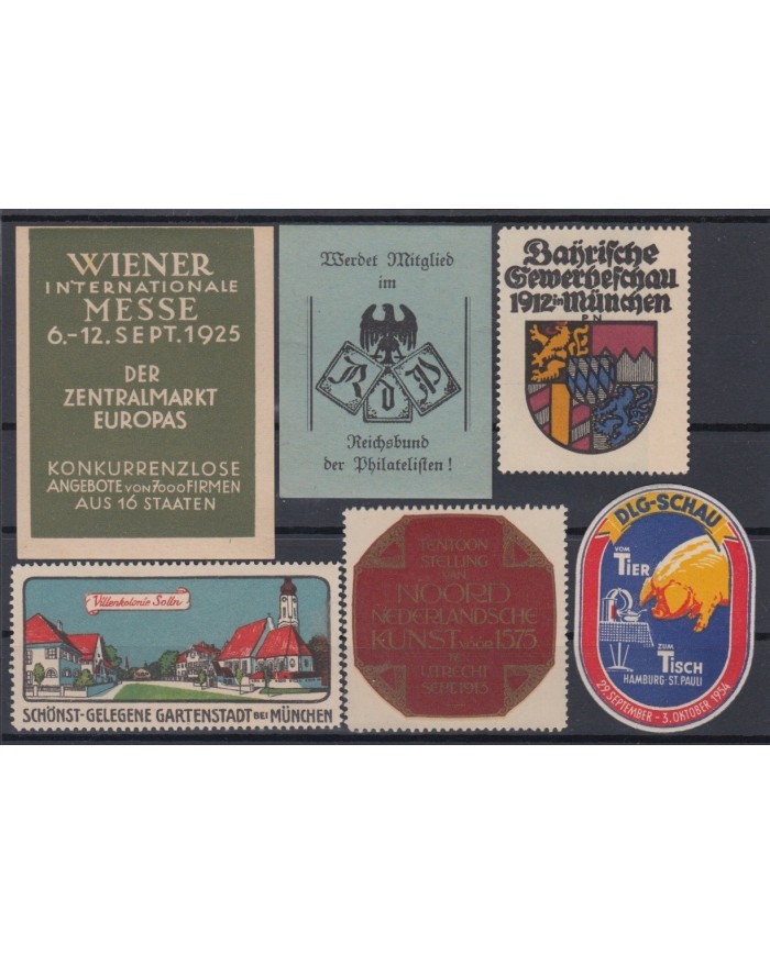 F-EX6126 GERMANY DEUTSCHLAND CINDERELLA STAMP LOT MNH.