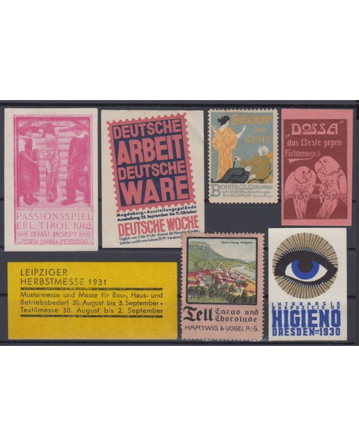F-EX6159 GERMANY DEUTSCHLAND CINDERELLA STAMP LOT MH - NO GUM.