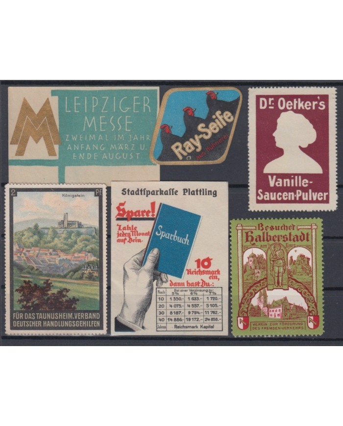F-EX6160 GERMANY DEUTSCHLAND CINDERELLA STAMP LOT MH - NO GUM.