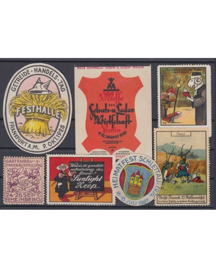 F-EX6170 GERMANY DEUTSCHLAND CINDERELLA STAMP LOT MH - NO GUM.