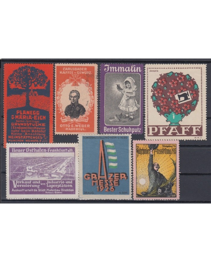 F-EX6177 GERMANY DEUTSCHLAND CINDERELLA STAMP LOT MH - NO GUM.