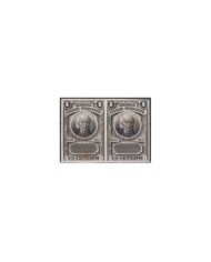F-EX5023 MEXICO STAMPS LOT 1874-75. 1c BLACK PROOF CARBOARD.