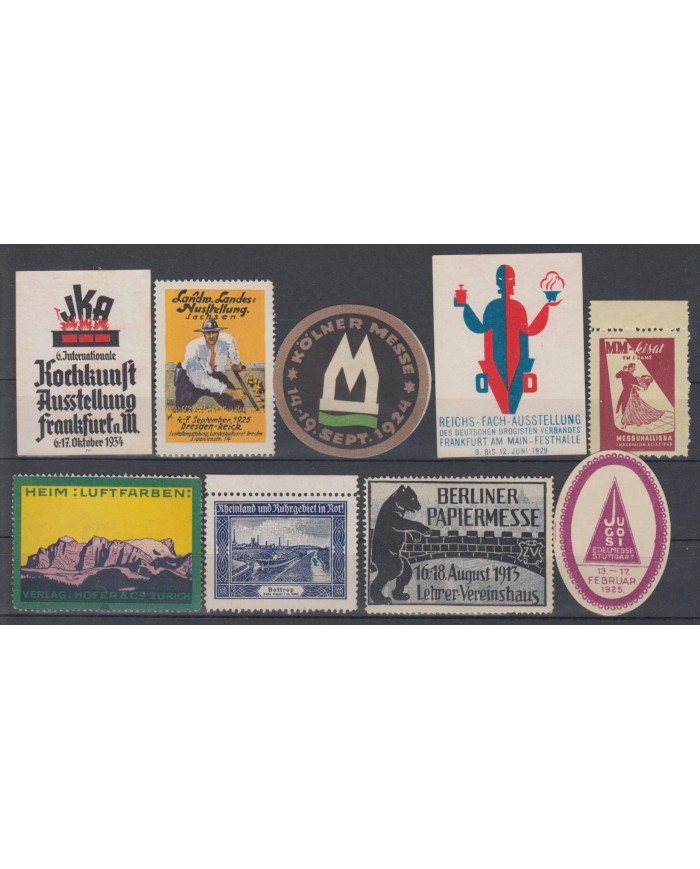 F-EX5507 GERMANY CINDERELLA STAMPS LOT. MH-NO GUM.