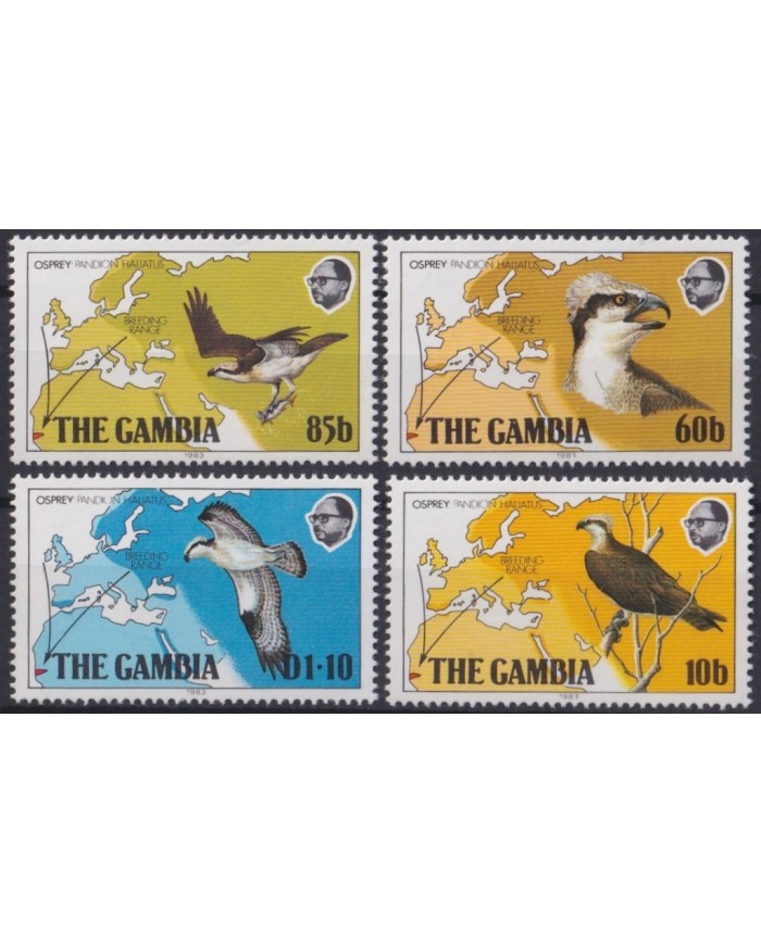 F-EX19920 GAMBIA MNH 1983 MIGRATORY BIRD AVES PAJAROS.