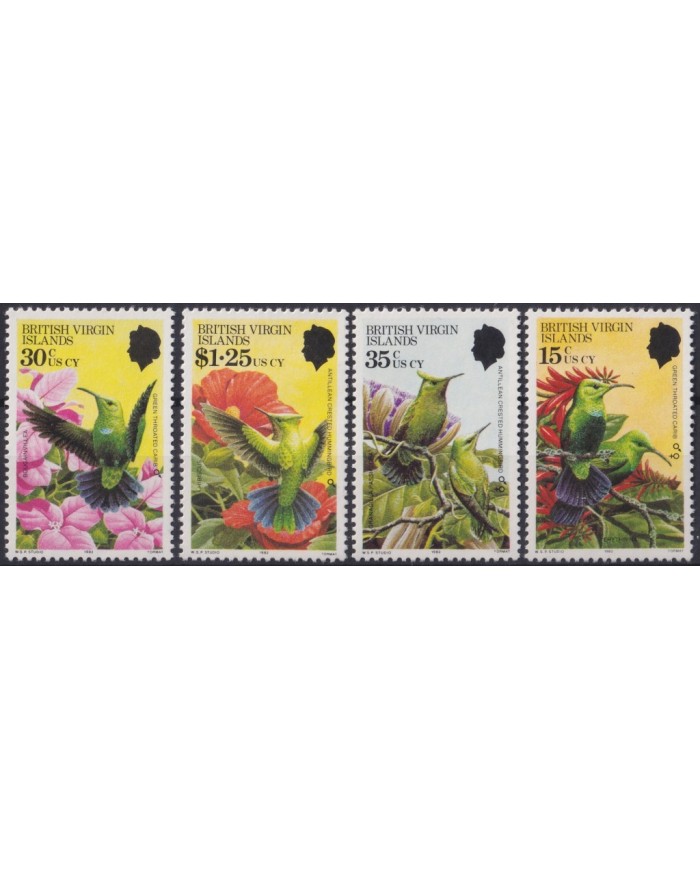 F-EX19949 BRITISH VIRGIN Is MNH 1982 BIRD AVES PAJAROS.