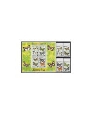 F-EX20182 JAMAICA MNH 1977 BUTTERFLIES PAPILLONS MARIPOSAS.