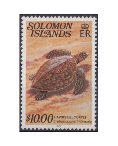 F-EX19377 SOLOMON MNH 1979 SEA MARINE WILDLIFE TURTLE 10$.