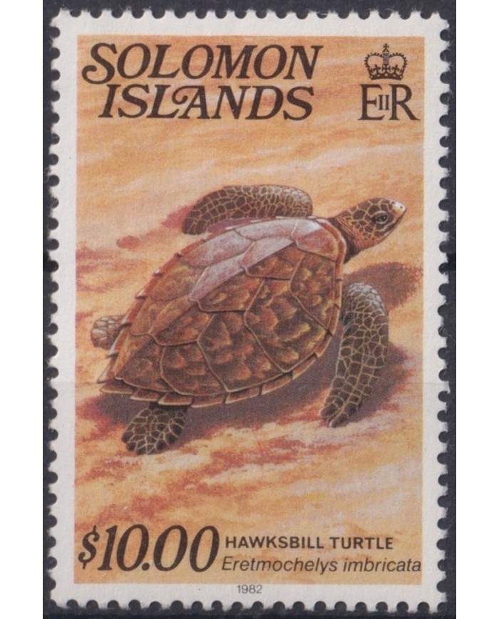 F-EX19377 SOLOMON MNH 1979 SEA MARINE WILDLIFE TURTLE 10$.