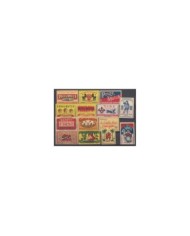 F-EX5545 SWEDEN SUEDE BOX MATCH CINDERELLA TENNIS. 70x90mm.