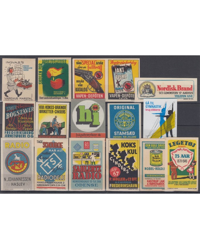 F-EX5563 SWEDEN SVERIGE DENMARK NORWAY CINDERELLA STAMPS LOT. MNH.