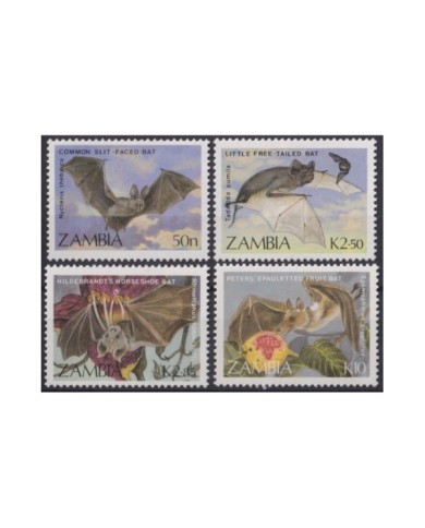 F-EX20419 ZAMBIA MNH 1989 BAT MURCIELAGOS