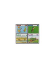 F-EX20493 MALAWI MNH 1980 CHRISTMAS FLOWER RAILROAD CAO BIRD