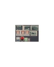 F-EX5023 MEXICO STAMPS LOT 1874-75. 1c BLACK PROOF CARBOARD.