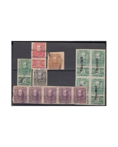 F-EX5228 MEXICO REVENUE STAMPS LOT. 1901-02. TIMBRE FEDERAL. 1c-5$.