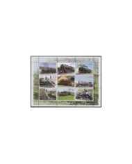 F-EX20556 MADAGASCAR MNH 1999 2 RAILROAD FERROCARRIL RAILWAYS.