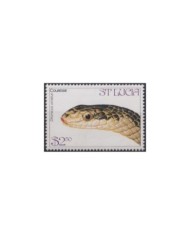 F-EX20925 ST LUCIA MNH 1984 2,50$ SNAKE COURESSE.