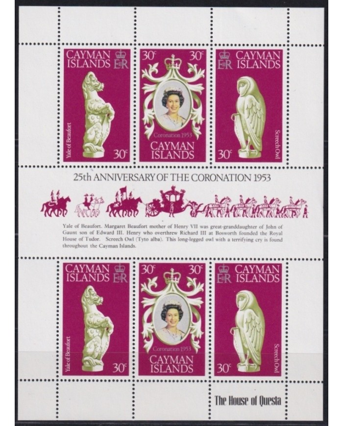 F-EX21008 BARBADOS MNH 1978 25th CORONATION QUEEN ELIZABETH SILVER JUBILEE.