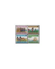 F-EX20946 ST CHRISTOPHER NEVIS ANGUILLA MNH 1973 VISIT WALLES PRINCE SHIP DISCOVERY