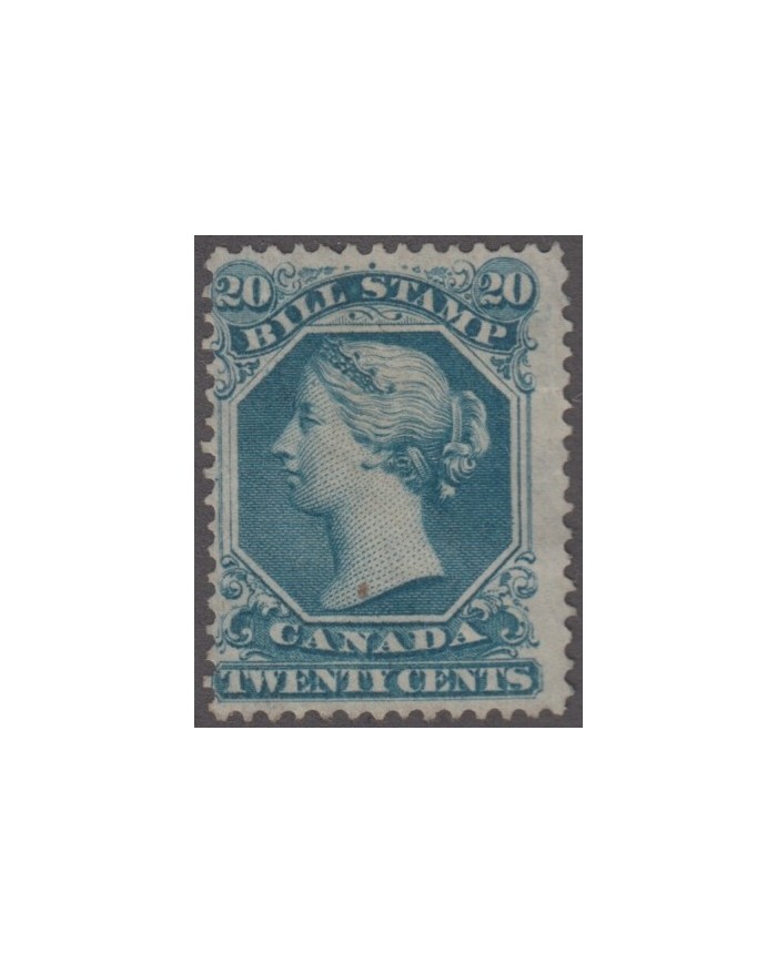 F-EX3523 CANADA REVENUE VICTORIA QUEEN. 20c. UNUSED