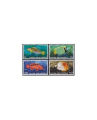 F-EX21230 PAPUA NEW GUINEA MNH 1987 SEA MARINE WILDLIFE TROPICAL FISH.