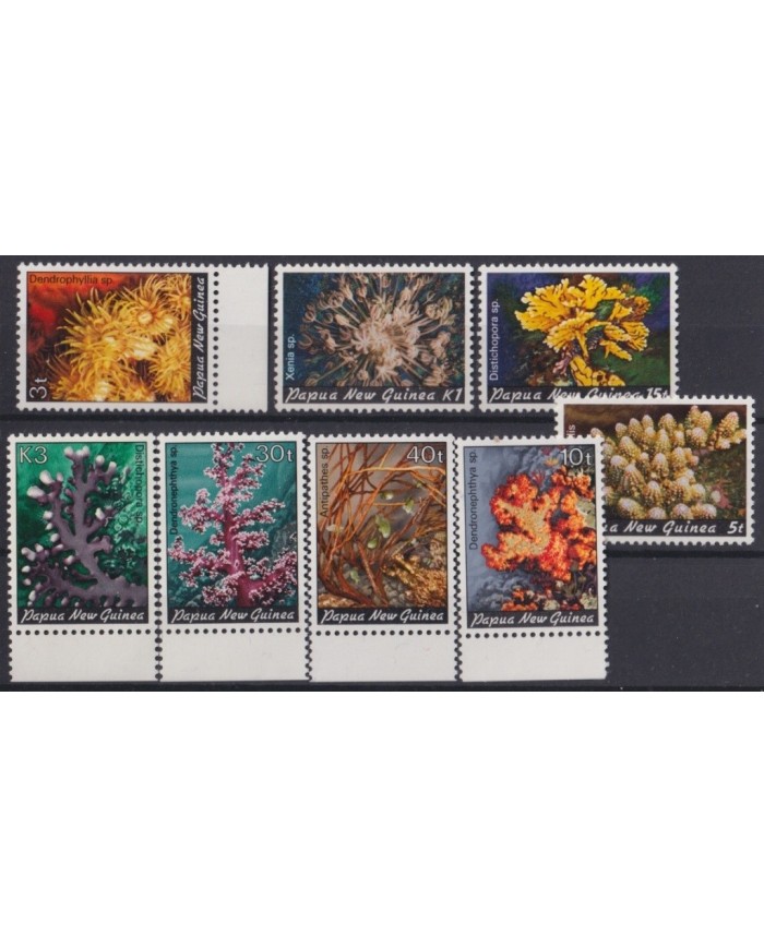 F-EX21232 PAPUA NEW GUINEA MNH 1982-83 SEA MARINE WILDLIFE TROPICAL FISH.