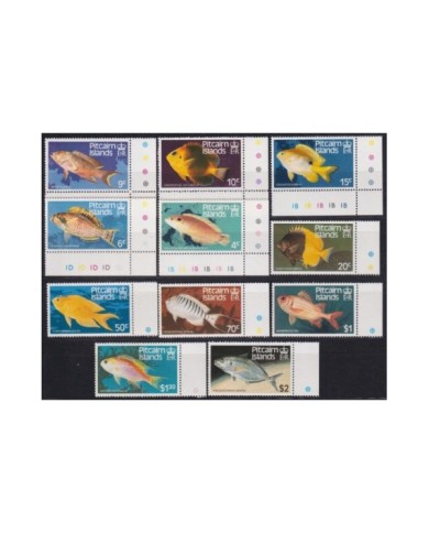F-EX21243 PITCAIRN MNH 1984 SEA MARINE WILDLIFE FISH CORAL. NOT COMPLETE.