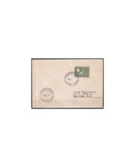 F-EX21382 SUEDE SVERIGE PAQUEBOT 1953 POSTED HIGHT SEAS STOCKOLM