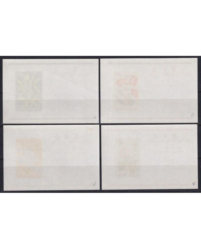 F-EX21446 KOREA 1965 MNH PLANT FLOWERS 5 SHEET.