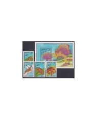 F-EX21610 PENRHYN COOK IS MNH 1984 2,4,6$ SHIP RESOLUTION DISCOVERY MERMERUS.