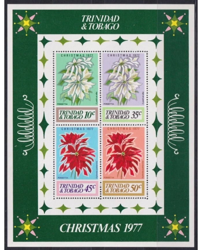 F-EX21590 TRINIDAD & TOBAGO MNH 1977 ORCHILD ORQUIDEAS FLORES FLOWER CHRISTMAS.