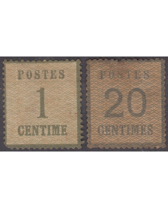 F-EX3803 FRANCE ALASACE LORRAINE STAMPS. HIGHT VALUE.