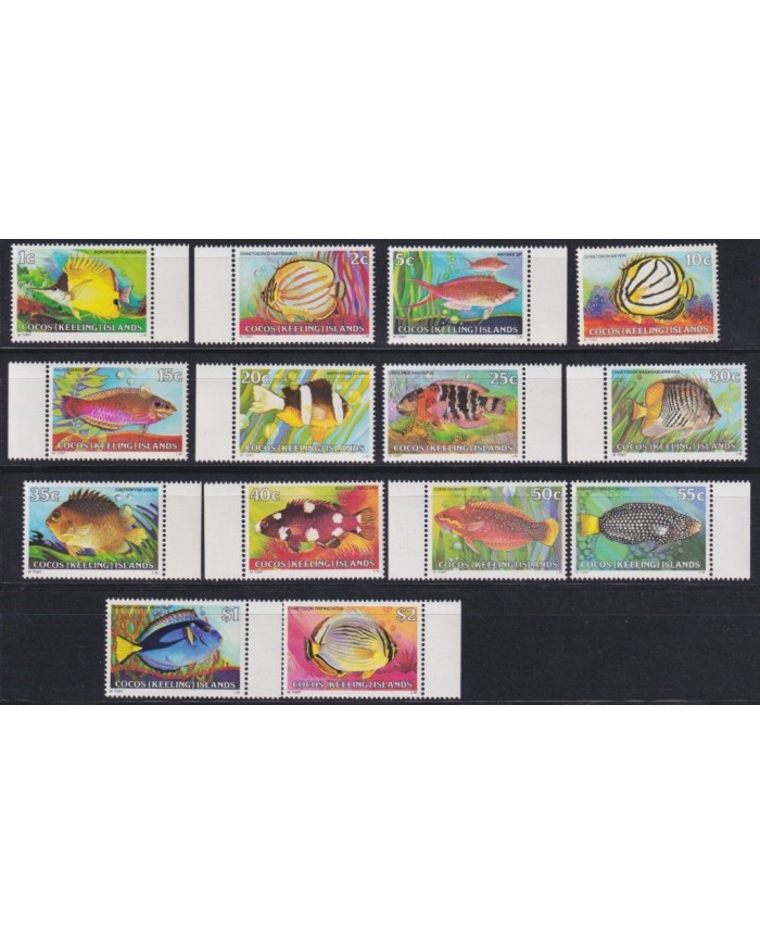 F-EX22143 COCOS KEELING MNH 1979 SEA MARINE WILDLIFE FISH MISSING 10c.