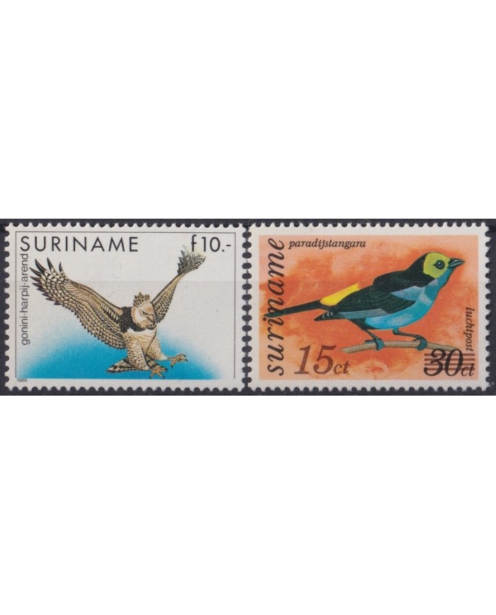 F-EX22114 SURINAME MNH 1986 10$ BIRD AVES PAJAROS OISEAUX VÖGEL