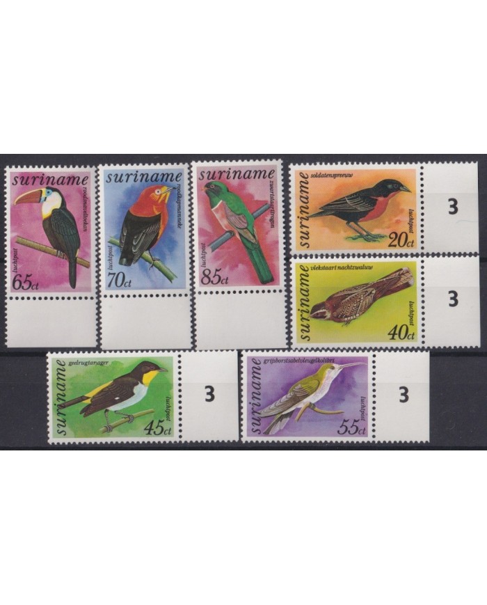F-EX22116 SURINAME MNH 1977 BIRD AVES PAJAROS OISEAUX VÖGEL.