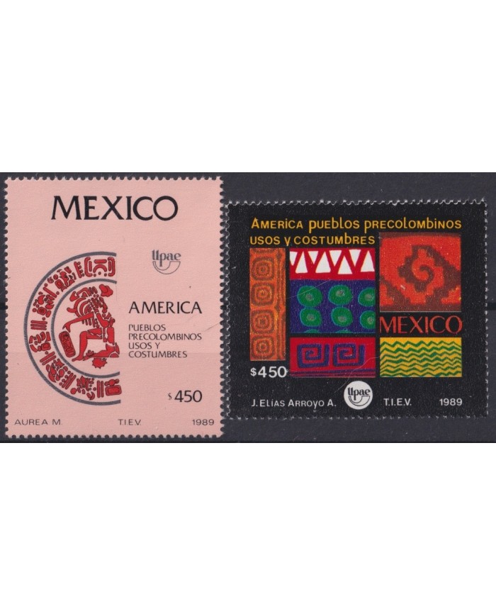 F-EX21972 VENEZUELA MNH 1989 AMERICA UPAE UPAEP INDIAN ARCHEOLOGY DISCOVERY.