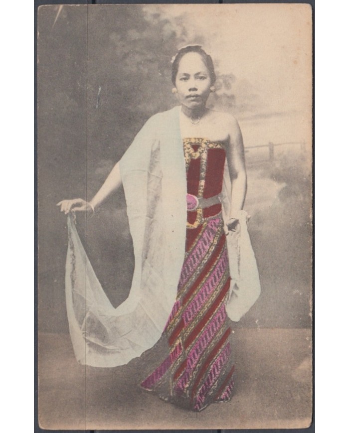 F-EX3863 VIETNAM POSTCARD BEAUTY WOMAN.