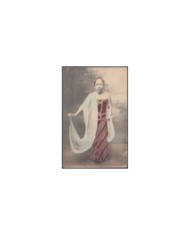 F-EX3859 BIRMANIA BURMA POSTCARD RANGOON MADALAY BEAUTY WOMAN.
