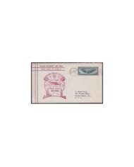 F-EX22028 US TRANS-ATLANTIC 1939 FIRST FLIGHT NEW YORK - BOTWOOD, NEWFOUNDLAND, US.