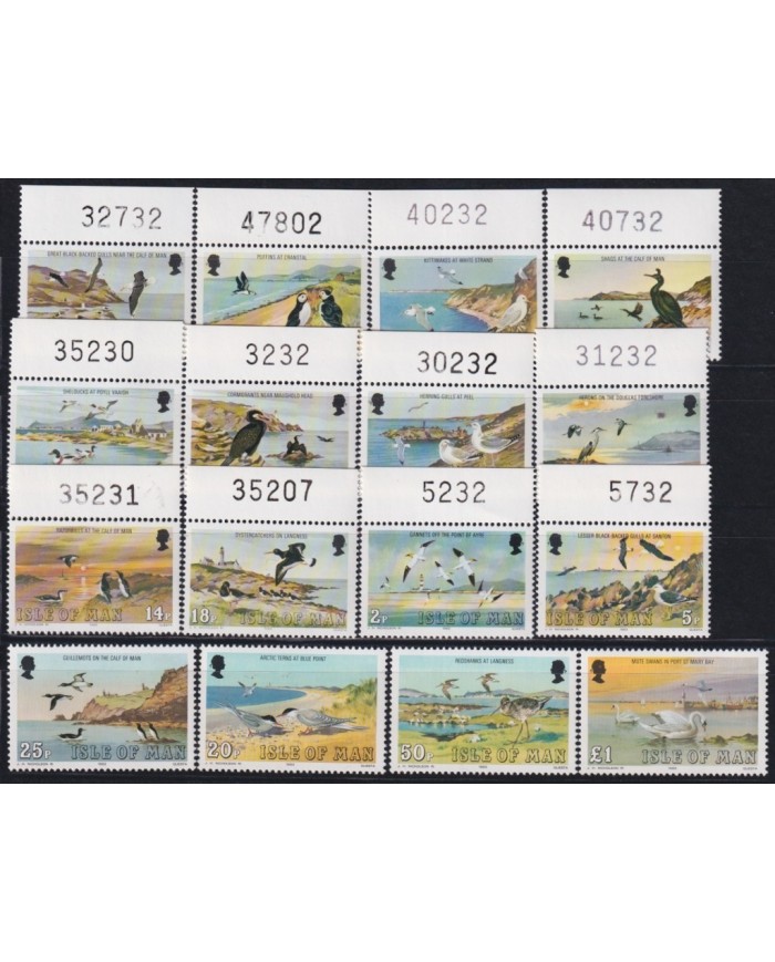 F-EX22481 MAN IS 1983 FAUNA ANIMALS BIRD AVES PAJAROS OISEAUX VÖGEL.