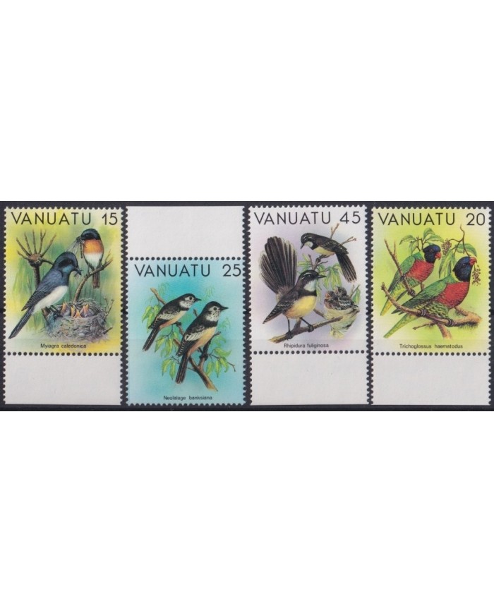 F-EX22313 VANUATU 1982 ANIMALS BIRD AVES PAJAROS OISEAUX VÖGEL.