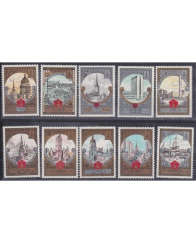 F-EX22474 RUSSIA MNH 1979 MOSCOW OLYMPIC GAMES TOURIST MONUMENT